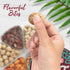 26oz 6 Easter Nut Gift Baskets, Mixed Nut Gift Box of Sectional Platter, Ideal Nut Assortment for Holidays, Birthdays