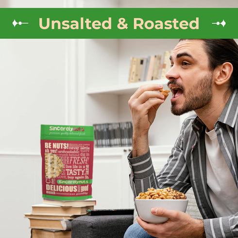 2 (LB). Sincerely Nuts Whole Cashews - Roasted and Unsalted | High in Protein Everyday Healthy Snack - Rich