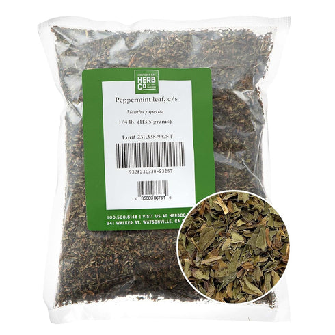 Egyptian Peppermint Leaf, by Herb Co, Cut & Sifted, Premium Aromatic Mint
