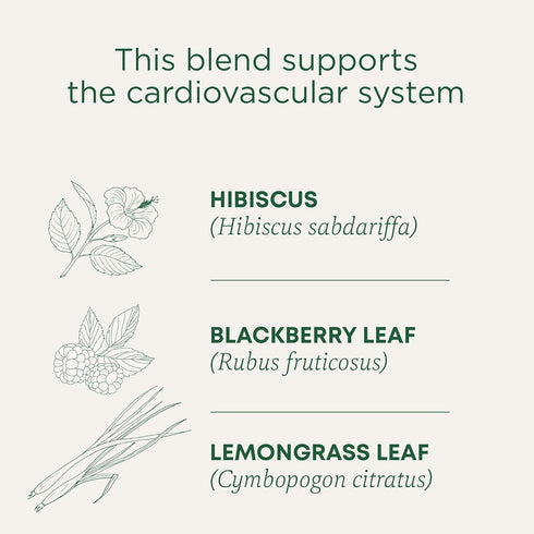 16 Traditional Medicinals Organic, Hibiscus Tea - Supports Normal Heart Health & Cardiovascular Wellness - Kosher