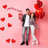 300-Pack 5g 5 Fruidles Lollipops Mini Red Heart Shaped Strawberry Flavored Lollipop, Individually Wrapped, Lollipops