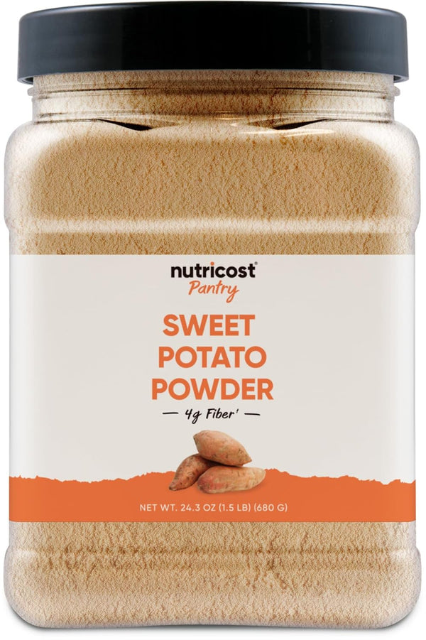 Nutricost Pantry Sweet Potato Powder (1.5 LB) - 4g of Fiber, For