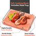 12x8x1.5, ZK Himalayan Salt Block with Steel Tray for Grilling- Cooking, Cutting, and Serving, Food Grade Rock Salt