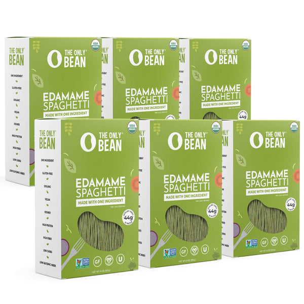 The Only Bean - Edamame Pasta (Spaghetti) - Gluten Free Pasta, Keto