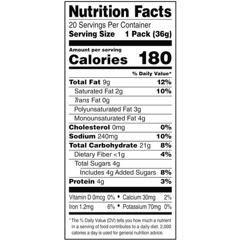 20 Packs, 6 Lance Sandwich Crackers, Toasty Peanut Butter, Individually Wrapped Sandwiches Each