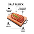 12 8 2 Inch Himalayan Salt Cooking Block x x Pink Salt Slab for Grilling, BBQ, Chilling & Serving