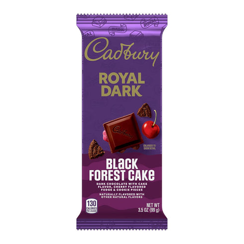 Cadbury 3.5 oz (14 Count) ROYAL DARK Black Forest Cake Dark Chocolate Candy Bars