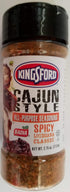 Kingsford Cajun Style Seasoning 2.75 oz Shaker - Culinary Seasonings