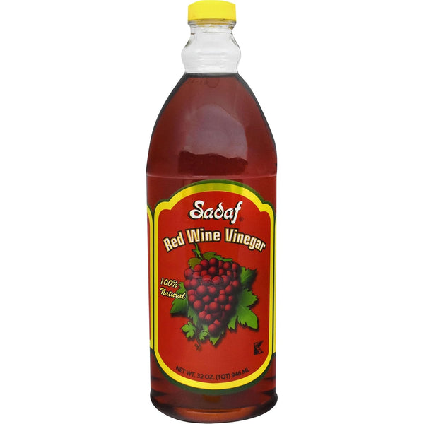 Sadaf Red Wine Vinegar - 100% Natural Red Wine Vinegar for Cooking