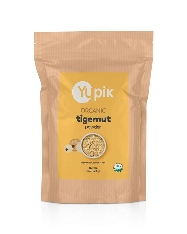 Yupik Organic Ground Tigernuts Powder 1 lb (16 oz), USDA Certified, Gluten-Free,