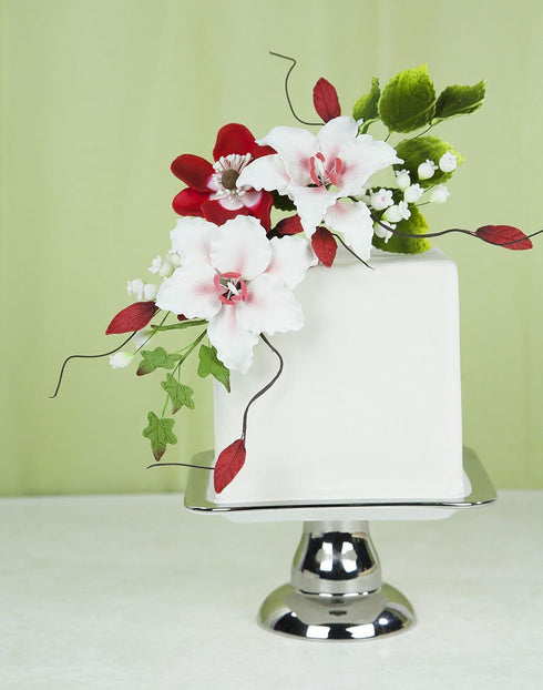 8 Count Global Sugar Art Lily of the Valley Sugar Cake Flowers Spray White, by Chef Alan Tetreault