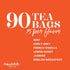 Set, 90 6 Thoughtfully Gourmet Sending Positive Vibes Tea Gift Tea Bags, Flavors, Uplifting Quotes, Great Get Well