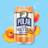 12 oz 18 pack Polar Seltzer Water Georgia Peach, fl cans