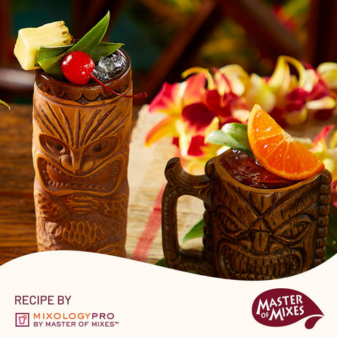 1 (33.8 Oz), Pack 3 Master of Mixes Mai Tai Drink Mix, Ready To Use, Liter Bottle Fl