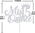 Mis Quince 15 Cake Topper, Cheers to 15 Years, 15th Birthday Cake Decor, Happy 15th Birthday Decorations Silver Glitter