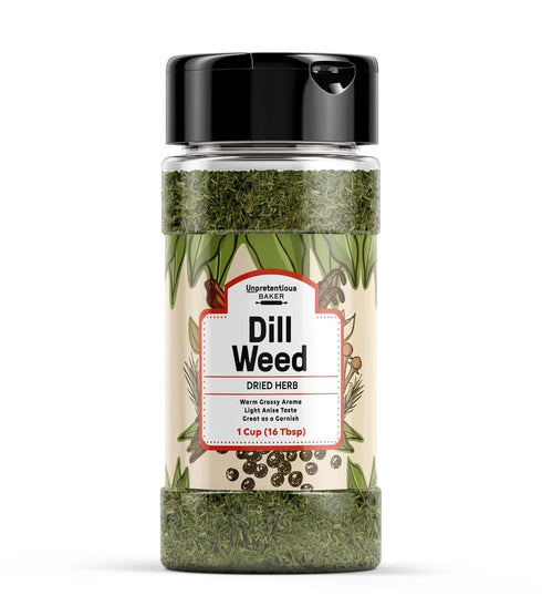 Unpretentious Dill Weed, 1 Cup, Light Anise Taste for Garnish