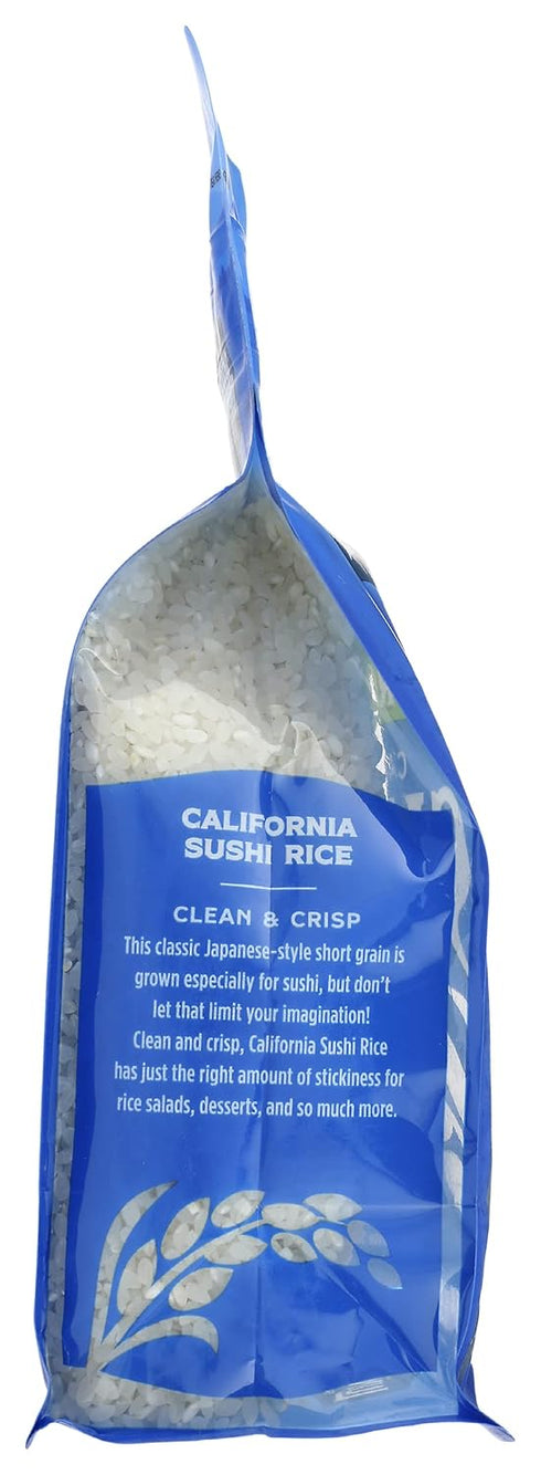 (32 Oz) (Pack 2) Lundberg Family Farms - Organic California Sushi Rice, Japanese Style Short Grain Rice, Perfectly