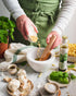 8.4oz, 250ml Italian Basil Naturally Flavored Extra Virgin Olive Oil from Terre Francescane