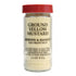 Morton & Bassett Ground Yellow Mustard, 2.4oz Salt-Free, Non-GMO, Tangy & Bold