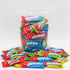 1 lb (40 Mini Bars Assorted Bulk, Chewy Fruit Taffy, Gluten Free, Individually Wrapped Pieces)