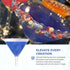 Snowy River Sapphire Edible Cocktail Glitter - All Natural Edible Beverage Glitter for Cocktails, Wine, Champagne &