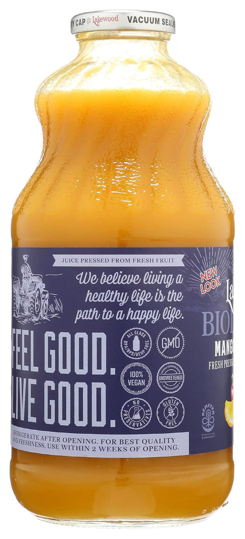 32 Lakewood Organic Biodynamic Mango Nectar, FZ