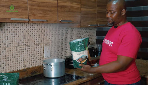 TundeLaniran Foods 2Lbs Yam Flour (Elubo) - - Premium Quality Brand
