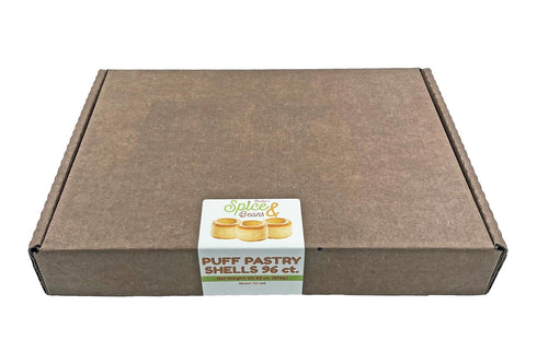 20.32 oz. (96 Count) Gourmet Puff Pastry Shells | Ready To Use | By Dasher's Spice & Beans |