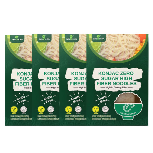 Konnyaku High Fiber Shirataki Noodle Low Carb Pasta Keto Vegan Paleo Sugar
