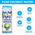 C2O 17.5 OZ (Pack 12) Pure Coconut Water with Mango | Plant Based | Non-GMO | No Added Sugar | Essential Electrolytes |