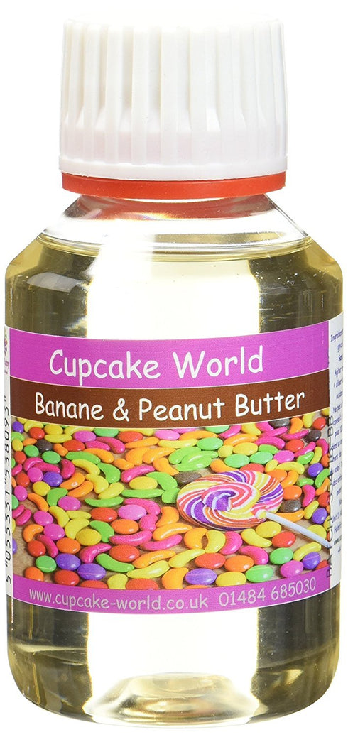 Cupcake World Banana Peanut Butter Intense Food Flavouring 100 ml