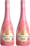 Tuscanini Italian Moscato Rose Sparkling Grape Juice, 25.3oz (2 Pack) | Non