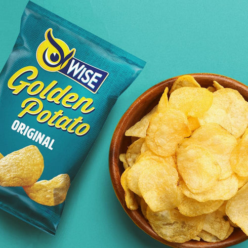 3-Pack Wise Foods Golden Original Potato Chips, Bags