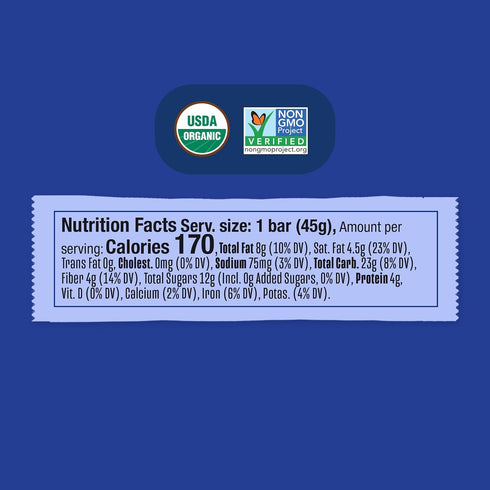 Bar,1.6oz Once Upon a Farm Organic Blueberry Refrigerated Oat Kids'