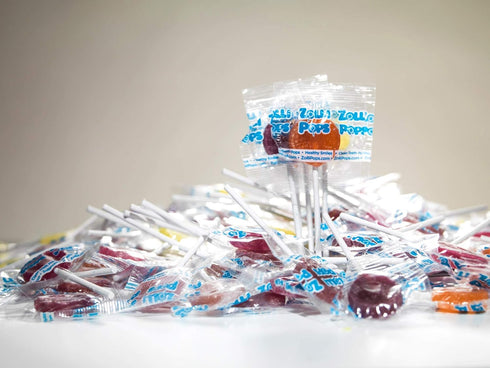 Zollipops Clean Teeth Lollipops, Anti-Cavity Lollipops, Delicious Assorted Flavors, 5.2 Ounce (Pack of 1)