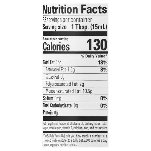 16.9 Oz La Tourangelle Roasted Hazelnut Oil, High-Oleic Oil Great for Baking, Stir-Frying, and Vinaigrettes, Fl