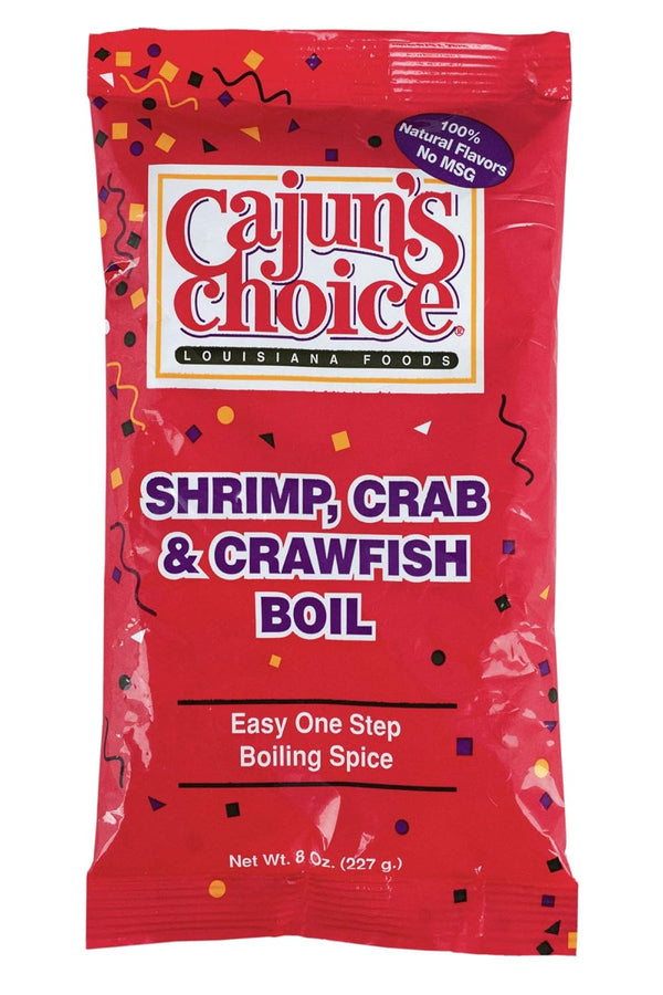 Cajun Choice Shrimp Crab Crawfish Boil, 8-ounces (Pack of8)