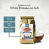 2 100% Pacific Pelican Iodized White Himalayan Salt | Fine Grain, Unrefined, Pure Rock Salt | Pounds | Natural