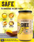 (32oz) GOLDEN MONKEY Organic Ghee Butter Grass Fed Clarified Butter for Cooking, Baking, Keto & Gut Health Ghee Butter