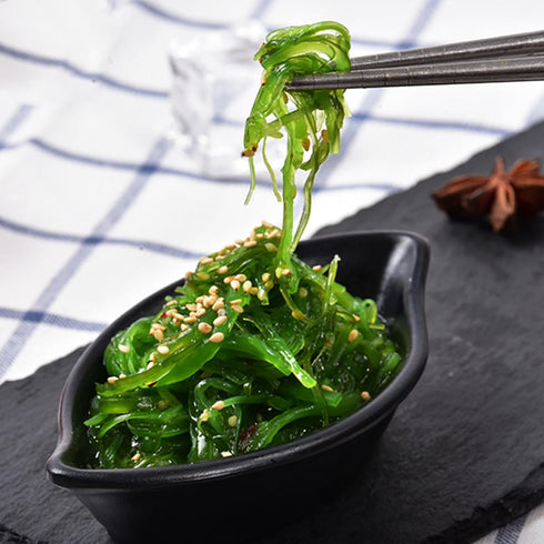 GXXDMZAQ Pack (3 Packs) Premium Japanese Seaweed Salad Mix - Authentic Sesame Seasoned Variety | Gluten-Free Topping