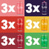 6 Pack 12 Oz (Pack 18) bubly Sparkling Water, Flavor Variety (Blackberry, Lime, Cherry, Grapefruit, Strawberry, Mango)