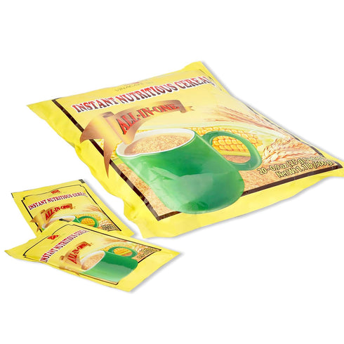40 (2 20x14.11 Vinacafe Instant Cereal Mix Sachets Bags of Ounce Sachet) | Nutritious Vietnamese Instant Cereal Drink |