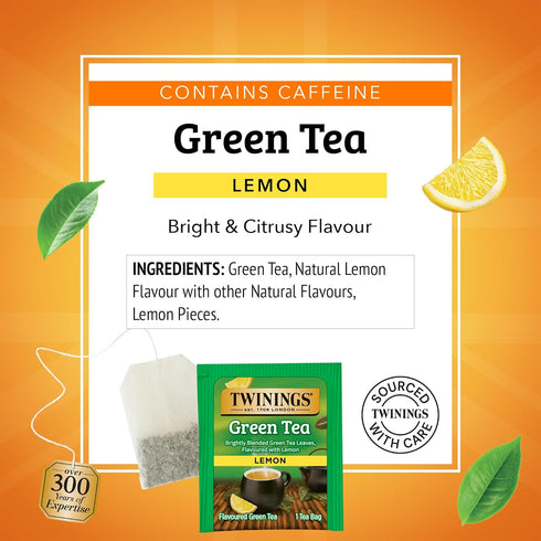 20 Twinings Tea Lemon Green Tea, ct