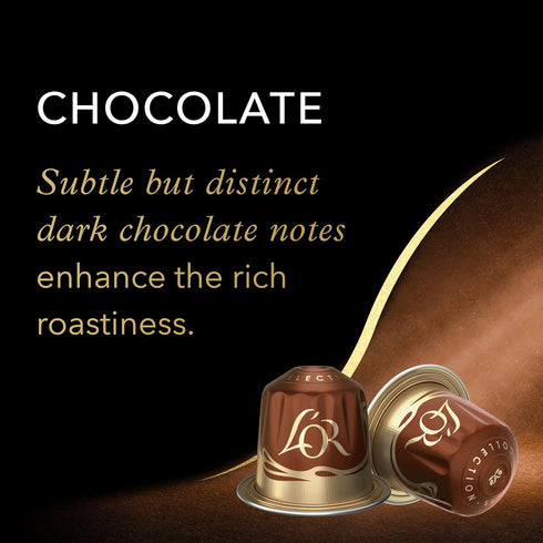 L'OR 30 Count Pack Espresso Capsules, Variety Vanilla/Chocolate/Caramel, Single-Serve Aluminum Coffee Capsules