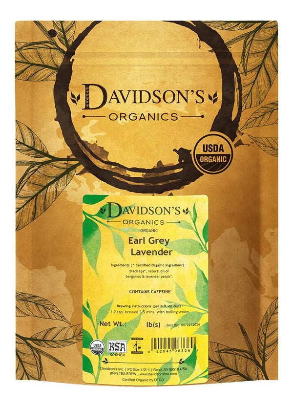 Davidson's Tea Bulk, Earl Grey with Lavender, 16 Ounce