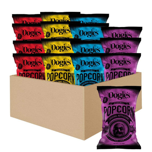 Oogie's Gourmet Popcorn| 16 Pack | Variety Flavor Pack | Gluten Free