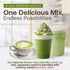 51mg Frozen (3.5 lb 30 Caf Essentials Matcha Green Tea Latte Frappe Mix No Artificial Colors, Flavors, or Sweeteners