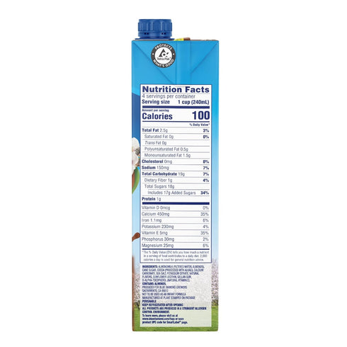 Almond Breeze 32 Oz , Dairy Free Almondmilk,, Chocolate, Fl