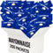 Generic Mayonnaise Packets, Single Serve Mayo Condiment 200 Pack Bulk Case, For Sandwiches,