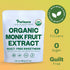Organic Monk Fruit Sweetener, 125g (4.41oz), Pure USDA Organic Monk Fruit Extract Powder, Zero Calorie & Zero Carbs